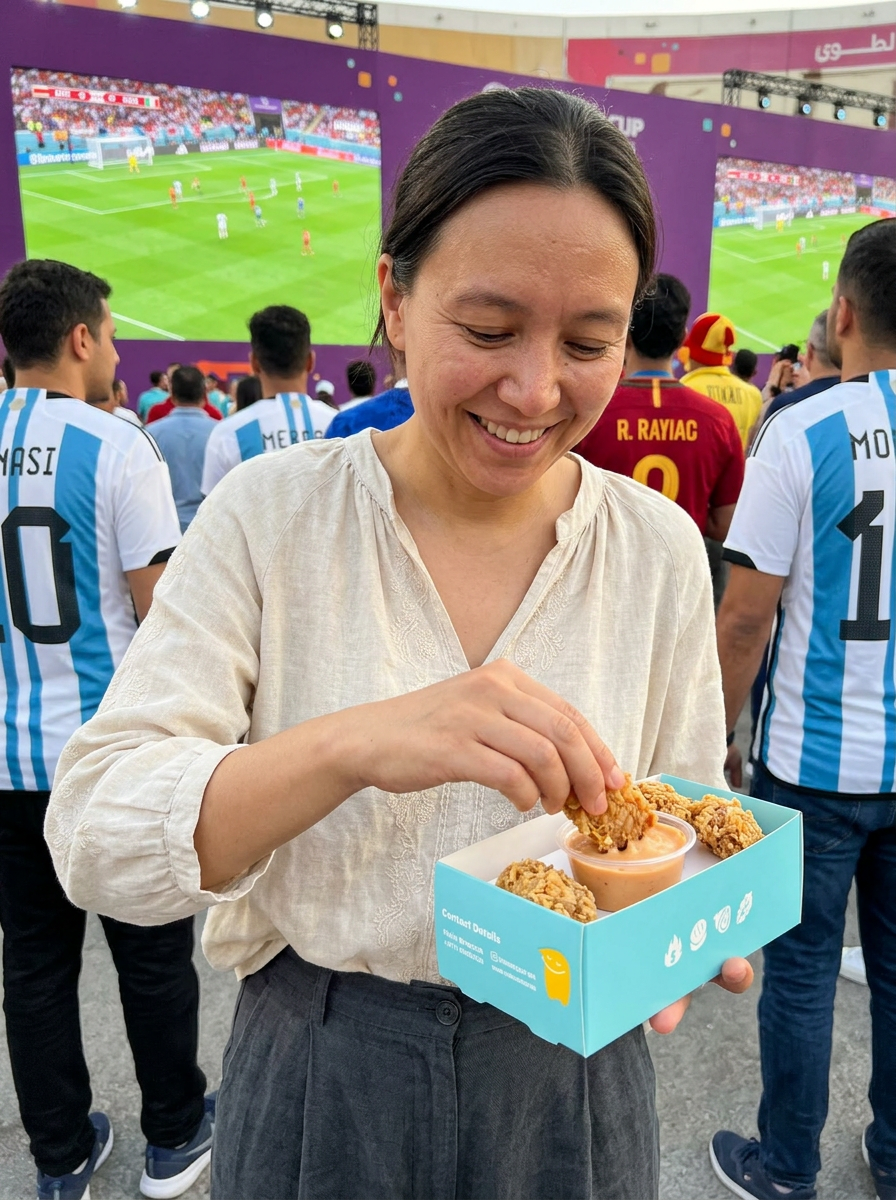 AI-generated food post